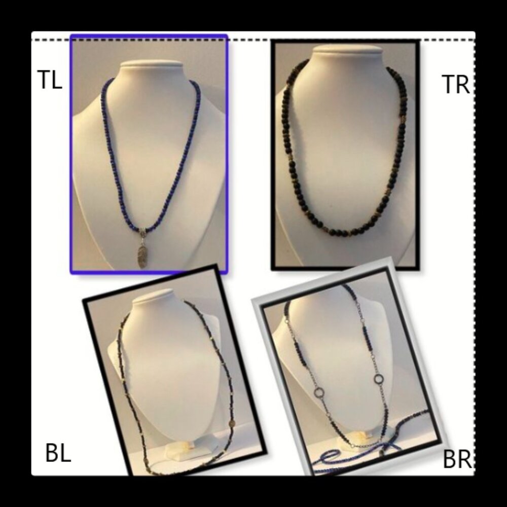 Handcrafted bead necklaces (4)